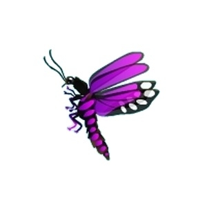 Purple Butterfly Firefly